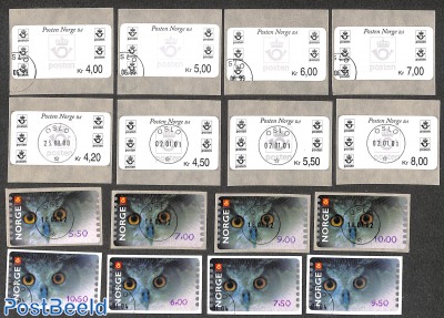 16 Automat stamps CTO