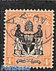 B.C.A., 4d, without WM, Stamp out of set