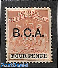 B.C.A., 4d, Stamp out of set