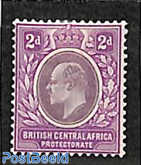 B.C.A., 2d, WM Crown-CA, Stamp out of set