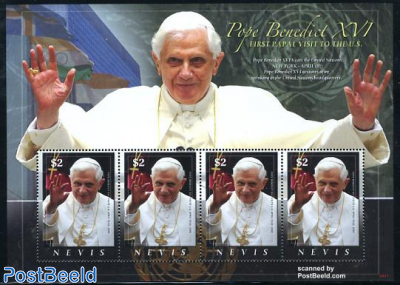 Pope Benedict 4v m/s