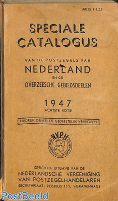 NVPH Speciaale catalogus 1947