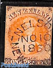 1d orangered, used NELSON 1860