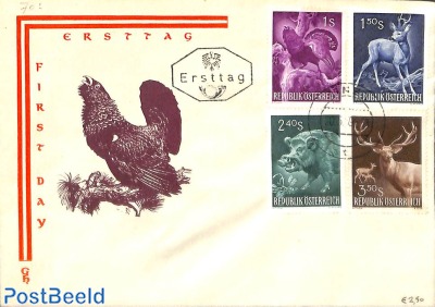 Animals 4v, FDC