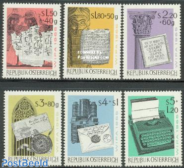 WIPA stamp exposition 6v