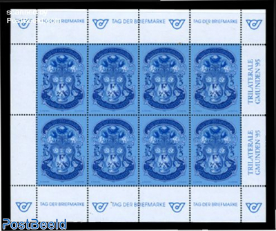 Stamp Day minisheet, blueprint