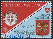 Joint issue with Vatican 1v+tab [:]