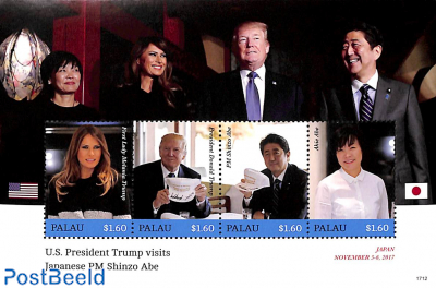 Trump visits Japan 4v m/s