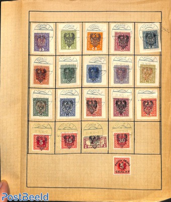 Page with stamps Tarnow