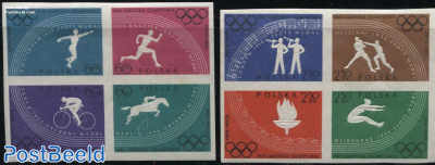 Olympic games 2x4v [+] imperforated