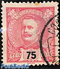 75R., carmine rosa, Stamp out of set