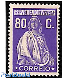 80c. violet, Stamp out of set