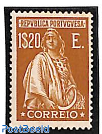 1.20E yellowbrown, Stamp out of set