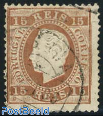 15R. Brown, perf. 12.5, used
