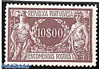 Parcel stamp 10.00, Stamp out of set
