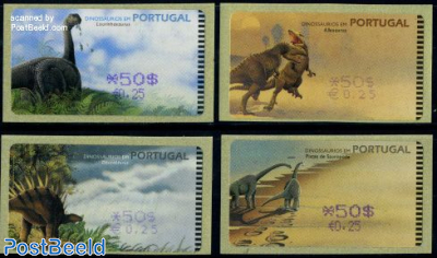 Automat stamps 4v, preh. animals 4v, double value