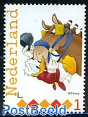 Donald Duck with horse 1v