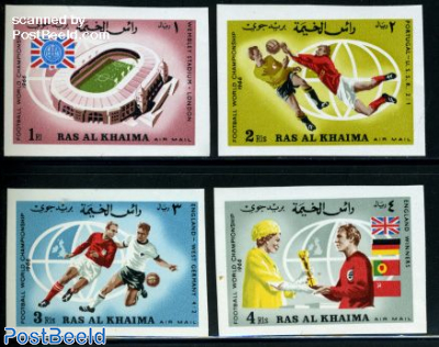 World Cup Football 4v imperforated