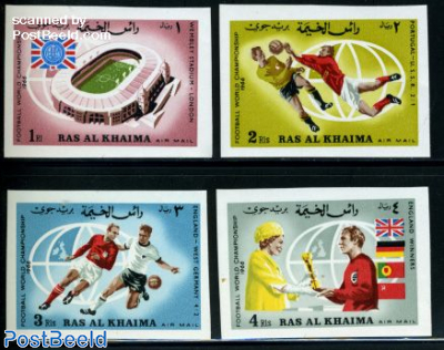 World Cup Football 4v imperforated