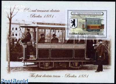 First electric tram, Berlin s/s