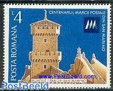 100 years San Marino stamps 1v