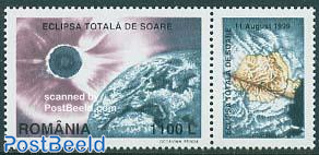 Stamp 1999 Romania Solar Eclipse 1v Tab 1999 Collecting Stamps Postbeeld Online Stamp Shop Collecting
