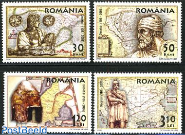 Stamp Day, King Decebal 4v