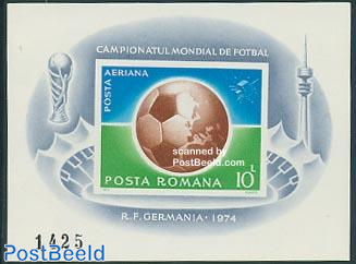 Stamp 1974 Romania World Cup Football S S 1974 Collecting Stamps Postbeeld Online Stamp Shop Collecting