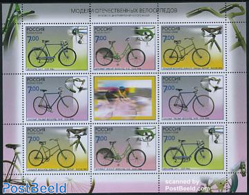 Bicycles minisheet (with 2 sets)
