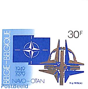 NATO 1v, imperforated
