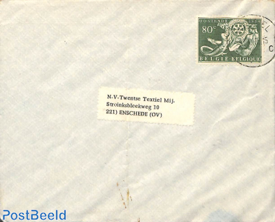 Rotary stamp on cover to Enschede