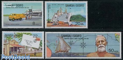 Stamp 1974, Samoa UPU Centenary 4v, 1974 - Collecting Stamps ...
