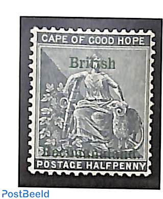 Overprint on Cape of Good Hope 1v
