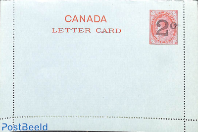 Letter card 2c on 3c
