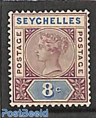 8c, type I, Stamp out of set