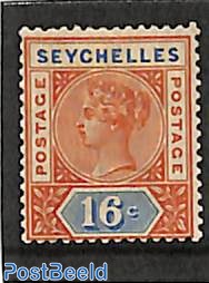 16c, Type I, Stamp out of set