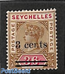 3 cents on 36c, Stamp out of set