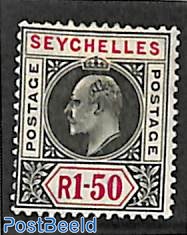 1.50, WM Multiple CA-Crown, Stamp out of set