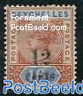 12c, Type II, Stamp out of set