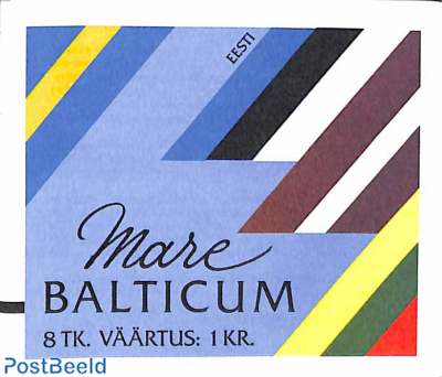 Baltic sea booklet with counting block on cover