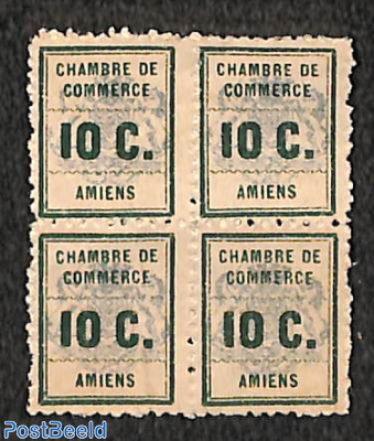 Chambre de commerce de Amiens block of 4 [+]