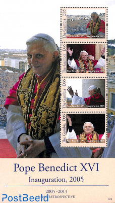 Pope Benedict XVI 4v m/s