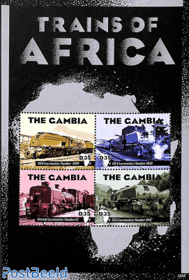 Trains of Africa 2 s/s