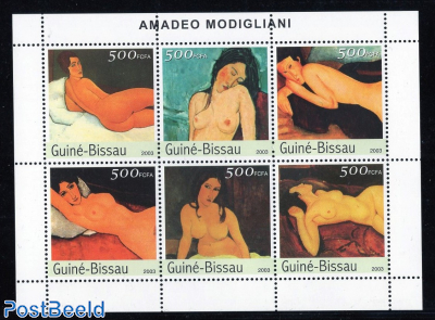 Amadeo Modigliani 6v m/s