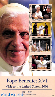 Pope Benedict 4v m/s