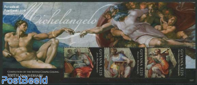 Michelangelo 500 Years Sistine Chapel 3v m/s