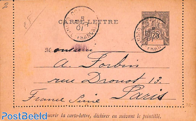 Card letter to Paris