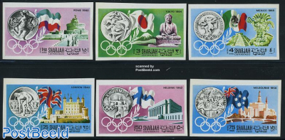 Olympic history 6v imperforated