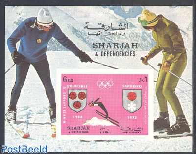 Olympic winter games s/s, imperforated