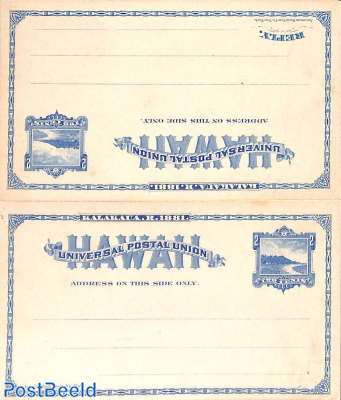Reply paid postcard 2/2c